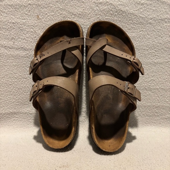 Birkenstock Mayari Open Toe Slide in Brown Sandals‎ Women’s size 8 - Picture 2 of 9
